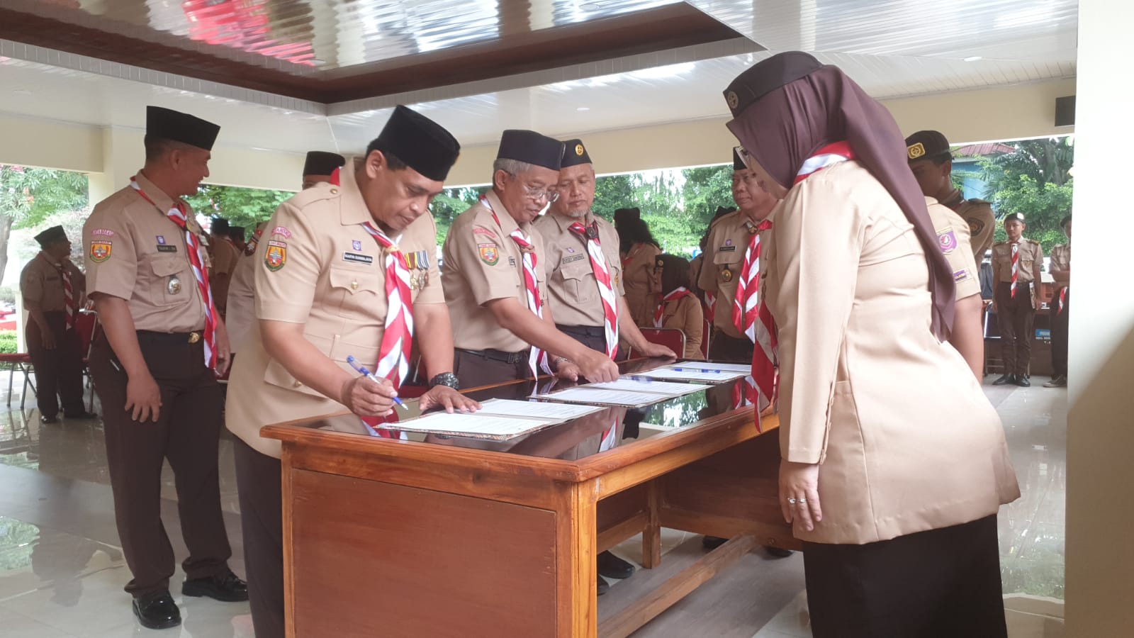 Pelantikan Pengurus Kwarran Bekasi Selatan Digelar Khidmat